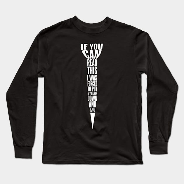 Darts Dart Player Long Sleeve T-Shirt by TheBestHumorApparel